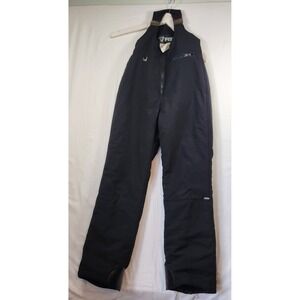 Fera Vintage Black Ski Bib Overalls Insulated Snow Pants Womens Small